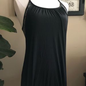 Lululemon black/grey built in bra tank, S EUGC